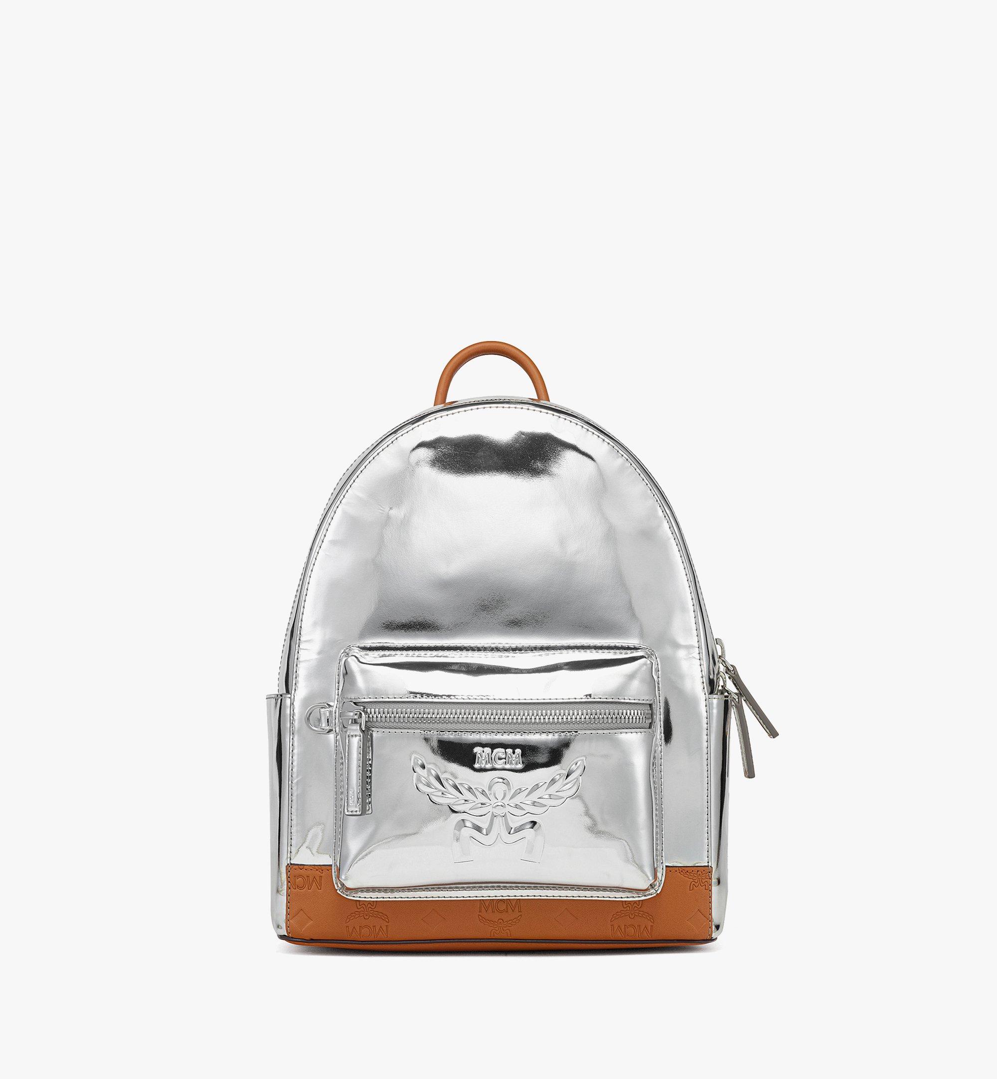 Stark Backpack in Metallic Mirror Leather 1